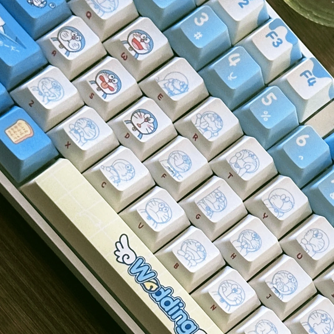 Original Doraemon Keycaps 120  - огляд і ціна Gaming Accessories Aesthetic