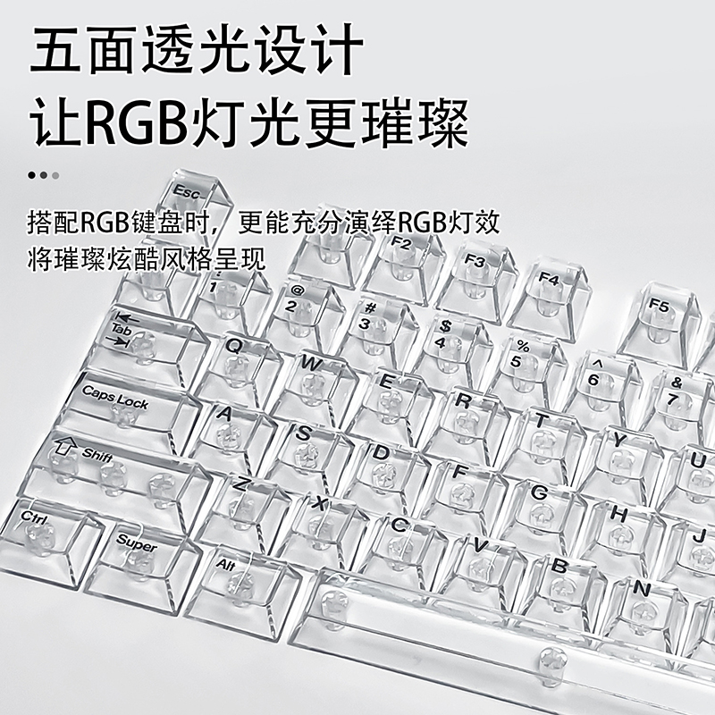 Crystal Transparent Cherry Pro - огляд і ціна Gaming Accessories Aesthetic